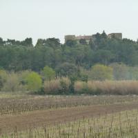 chateau vue de garigue