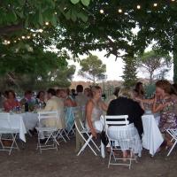 Diner sous les marronniers